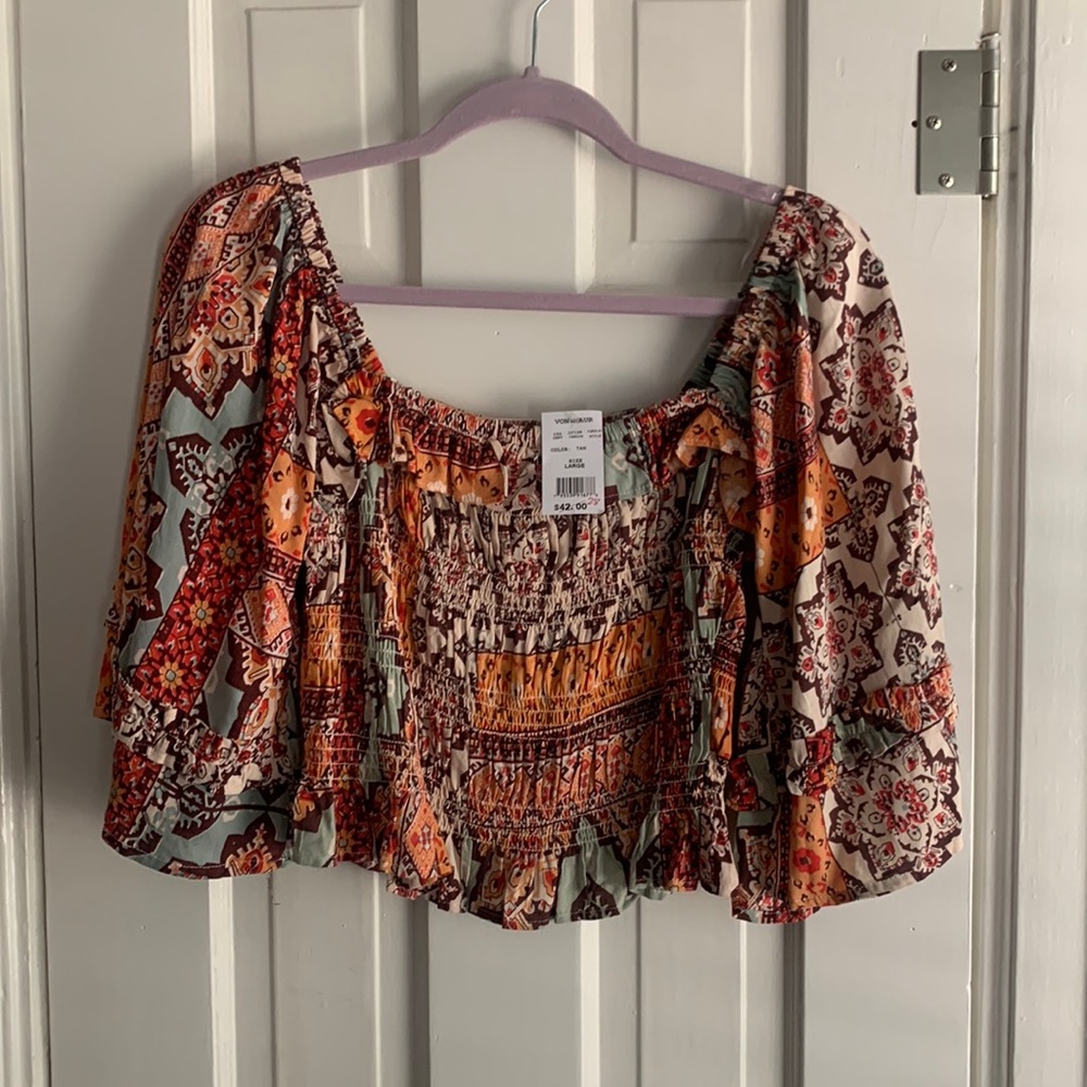 Very colorful crop top